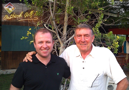 Friday’s winners: Dave Buchanan and Eddie Beilby.